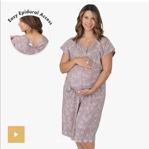 NWT S/M/L Kindred Bravely Universal Labor & Delivery Gown